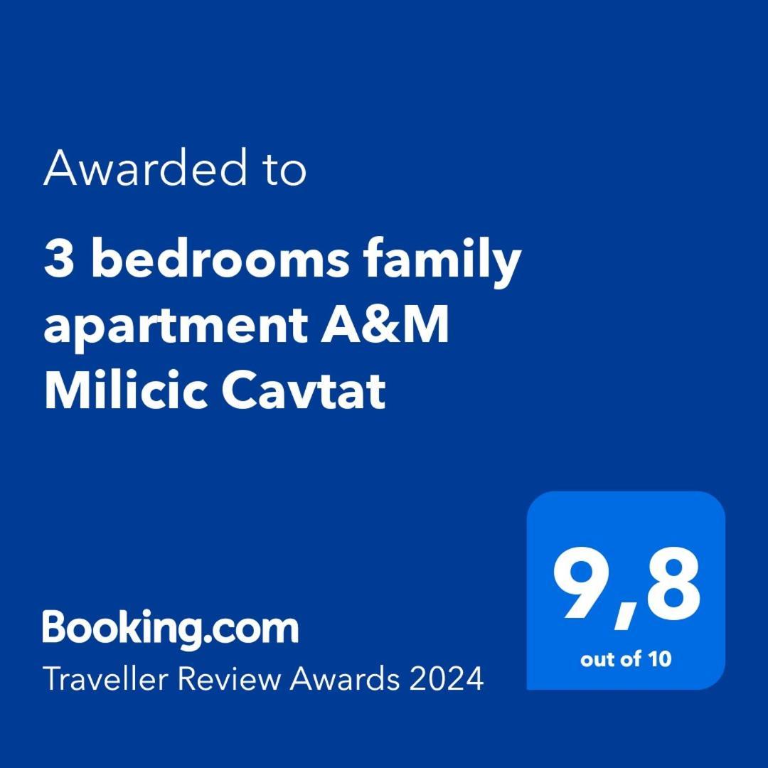 A&M Cavtat Family Apartment - 3 Bedrooms And Free Parking Ngoại thất bức ảnh